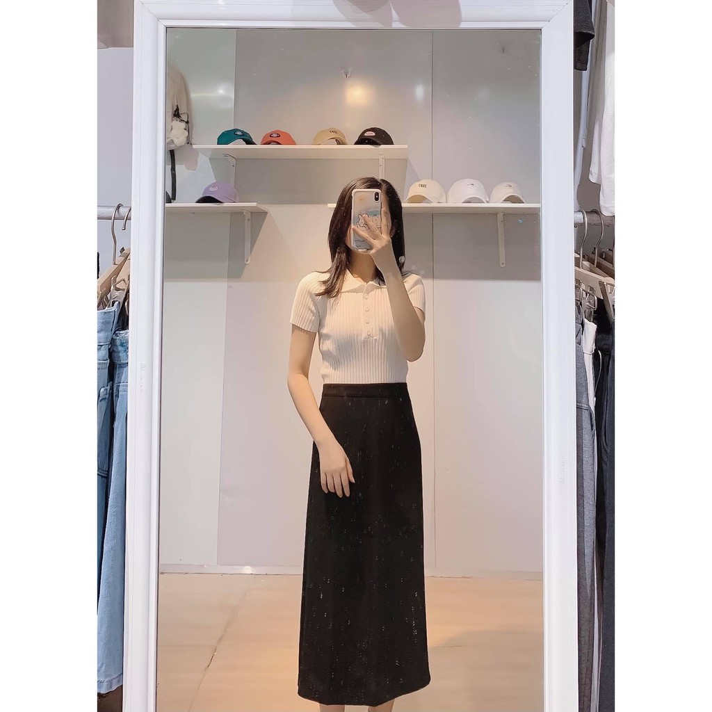 Áo Crotop Polo Thun Gân Ôm Body Siêu Đẹp Phong Cách Hàn Quốc (ảnh thật) - HAMAN