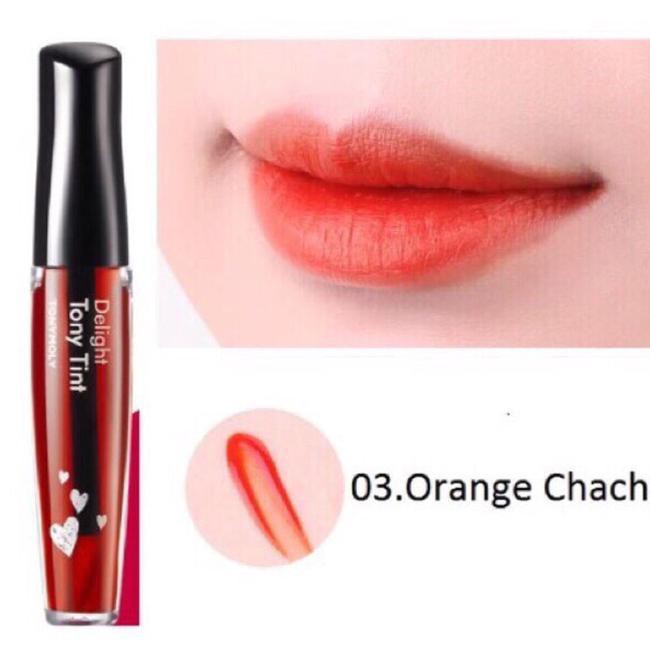 (Hàng Mới Về) Son Tint 5y68 Tony Moly Delight Phong Cách Hàn Quốc 8qu3