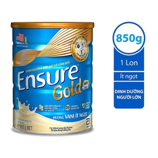 Sữa bột Ensure Gold Abbott ít ngọt 850g