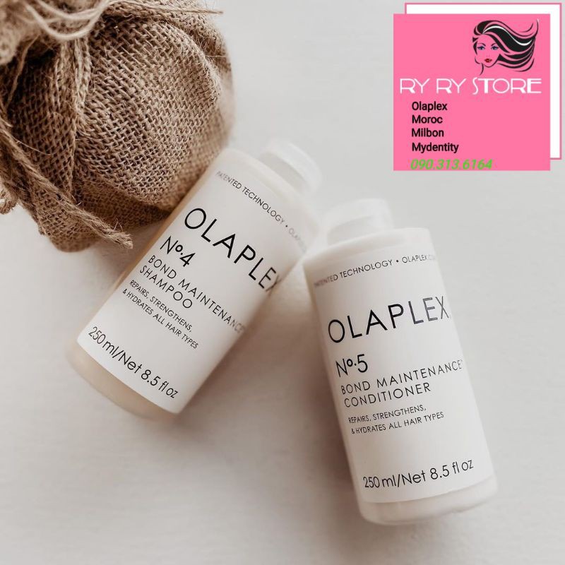 Olaplex no4-no5 gội xả phục hồi tóc yếu chống gãy rụng