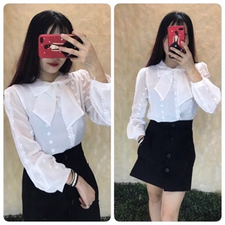 Áo sơ mi tiểu thư hàng Quảng Châu