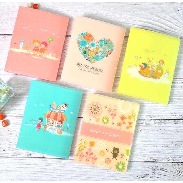 Album ảnh bìa nhựa đựng ảnh 9x13, 10x15, 13x18 cho gia đình