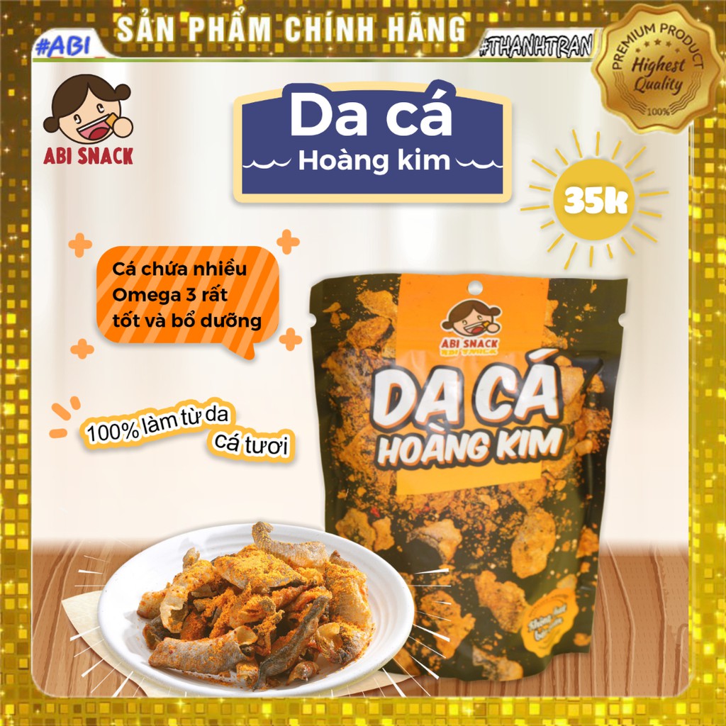 DA CÁ HOÀNG KIM VỊ TRỨNG MUỐI ABI SNACK