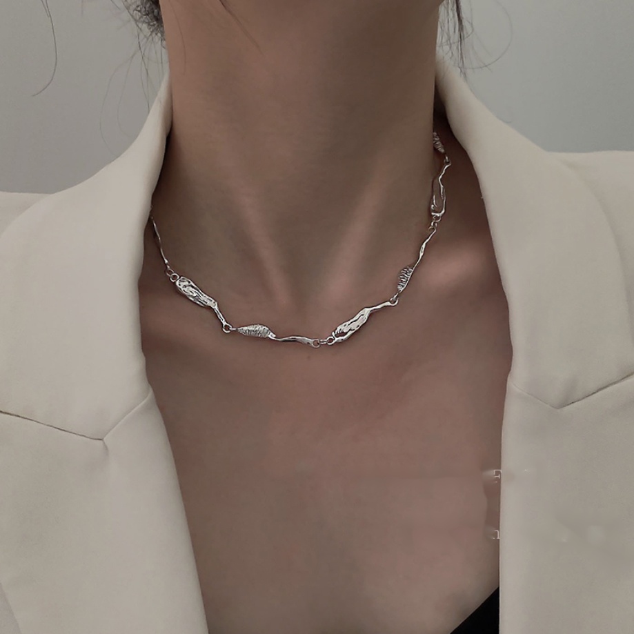 Dây chuyền mặt hình trái tim đính ngọc trai xinh xắn thời trang cho nữ