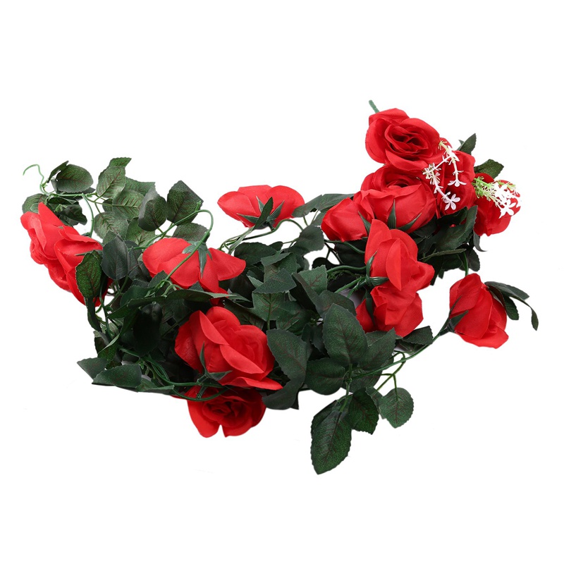 Set 2 Hoa Hồng Giả Treo Tường Trang Trí Nhà Cửa