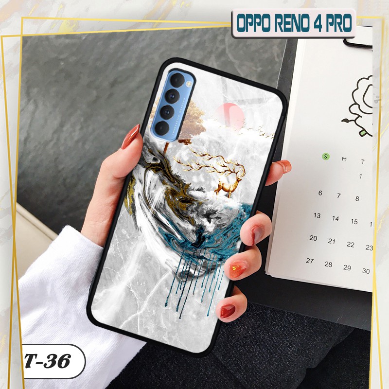 Ốp kính 3D Oppo Reno 4 Pro