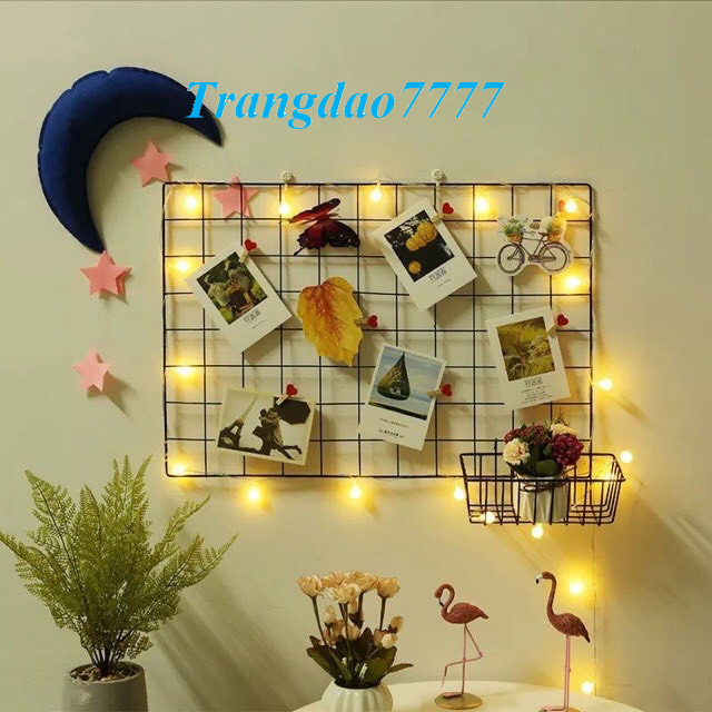 1 Khung Hình Lưới Sắt Nghệ Thuật Treo Kẹp Hình Trang Trí Decor Phòng Ngủ Giá Rẻ Frame Picture