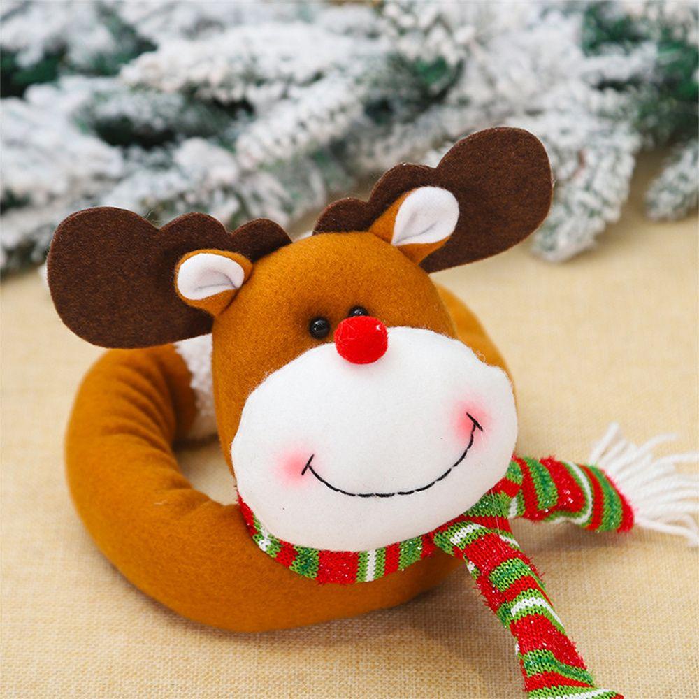 LAKAMIER Dây Buộc Rèm Cửa Hình Tuần Lộc / Ông Già Noel Thời Trang
