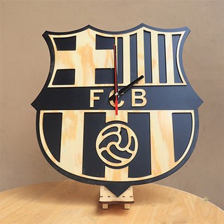 20 mẫu đồng hồ bóng đá treo tường bằng gỗ đẹp trang trí [Giá gốc]