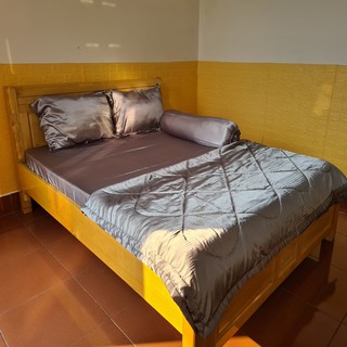 BỘ CHĂN DRAP PHI LỤA CAO CẤP 5 MÓN 1.6Mx2M/1.8Mx2M-PL11