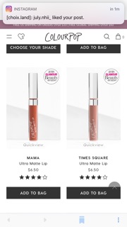 ORDER son COLOURPOP sale 30%