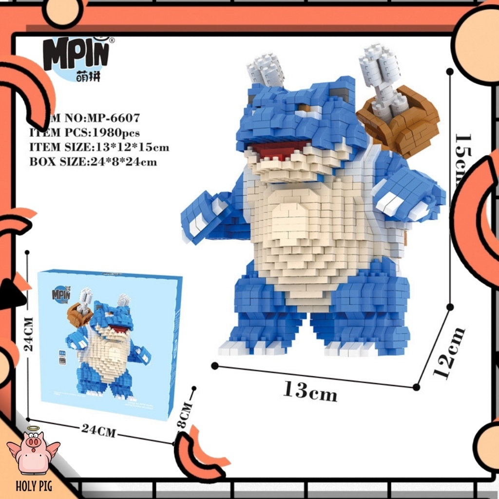 Lego pokemon-Mô hình pokemon đồ chơi 2000 chi tiết rèn luyện trí thông minh
