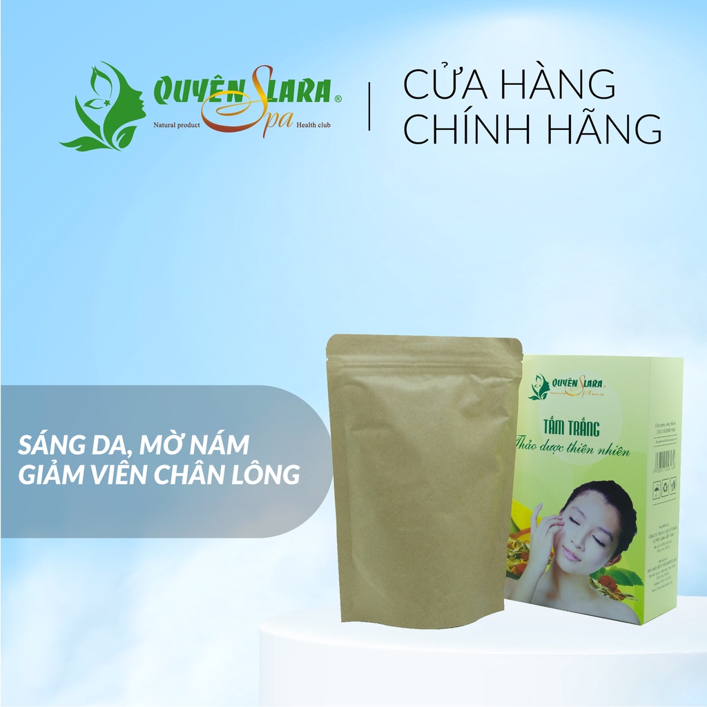 [Chính Hãng]Bột Tắm Trắng Thảo Mộc Thiên Nhiên Quyên Lara Giúp Tẩy Da Chết, Dưỡng Da, Chăm Sóc Body Trắng Mịn 320g