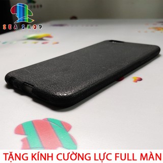 [TẶNG KÍNH CƯỜNG LỰC FULL MÀN] Ốp lưng OPPO F3 A77 nhựa dẻo vân da / Ốp lưng OPPO F3 vân da chống trơn