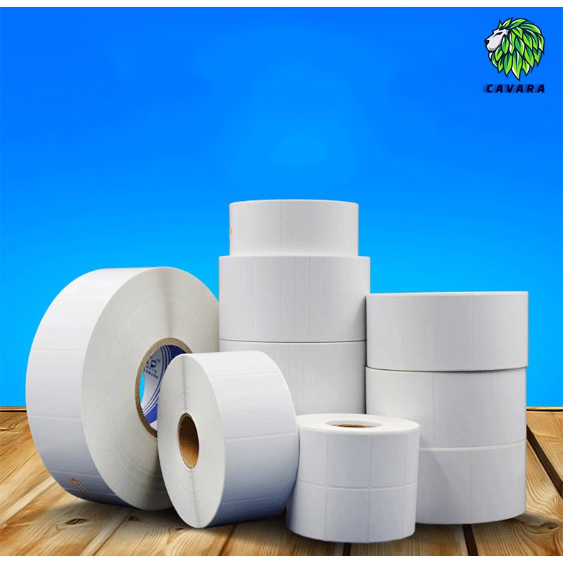 Giấy Decal In Tem Nhiệt 35*22 6000tem Giấy In Mã Vạch Nhiệt 35x22