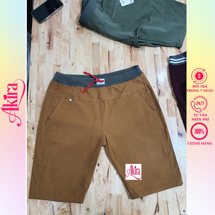 Combo 2 Quần short kaki nam co giãn - Short lưng thun tiện dụng - Short phổ thông Akira