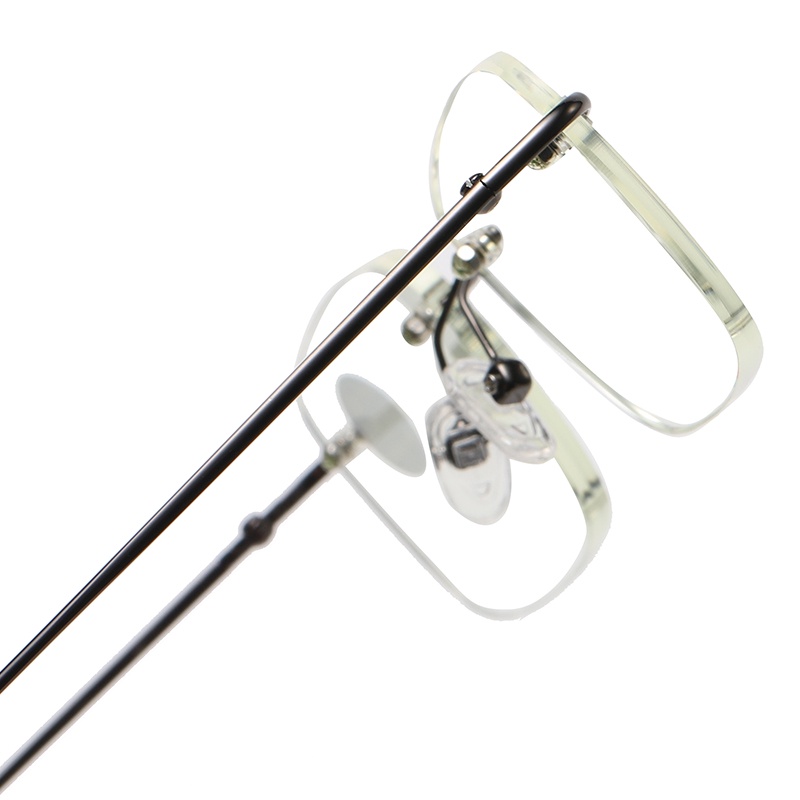 Kính Đọc Sách 3512 Không Viền Chống Tia Bức Xạ Chất Liệu Kim Loại 100 150 200 250 300 350 400