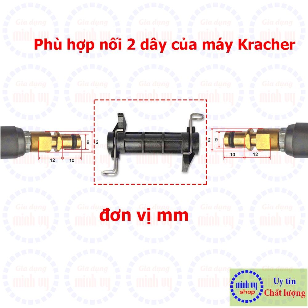 Đầu nối nhanh nối dây cao áp dùng cho máy Krache / Bosche [ND-Kar]