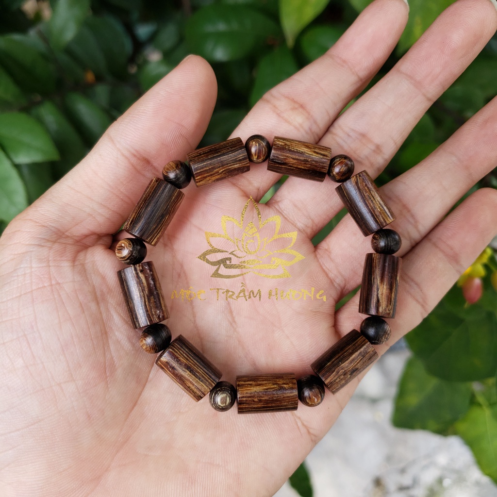 Vòng Tay Trầm Hương MTH JEWELRY Trụ Trúc Sánh Chìm Tự Nhiên