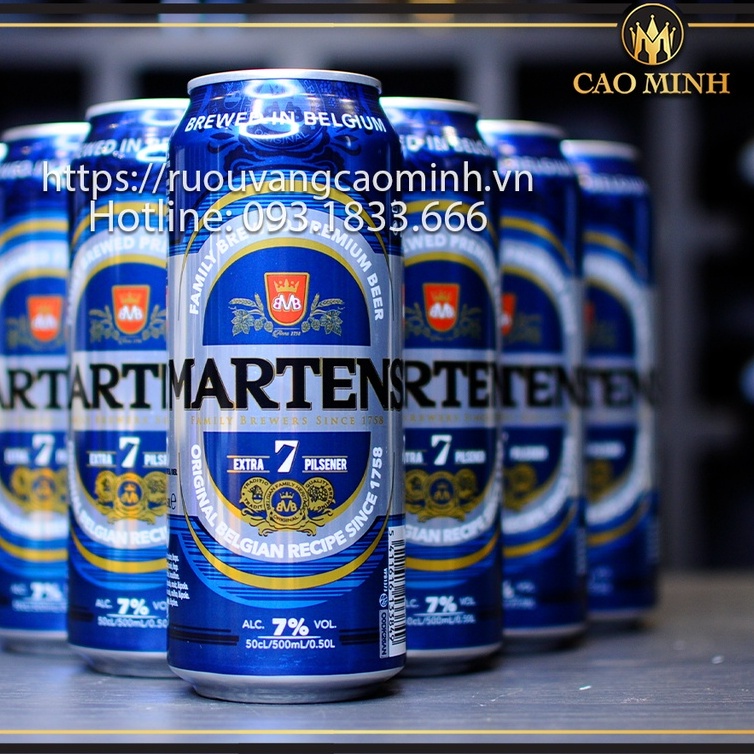 Bia Martens 7% Lốc 6 Lon 500ml Nhập Khẩu Bỉ