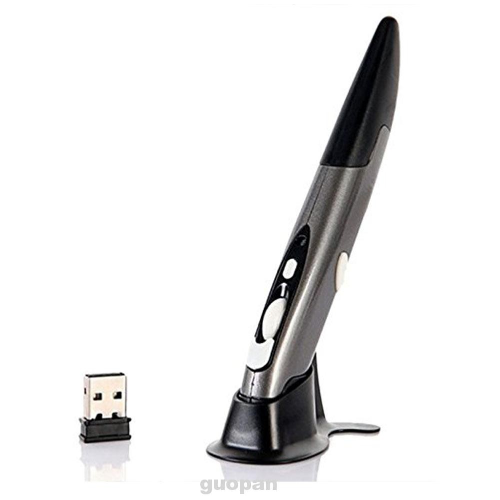 Battery Powered USB Port Ergonomic Optical 2.4G Resolution Adjustable Pen Mouse