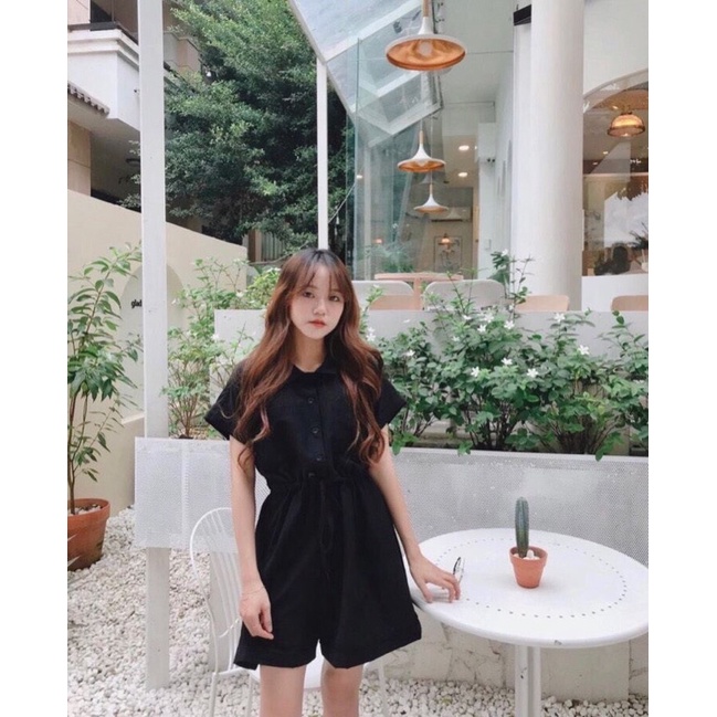 JUM SHORT TRƠN ĐEN KÈM BELT, CHẤT VÀ FORM CỰC KÌ ĐẸP