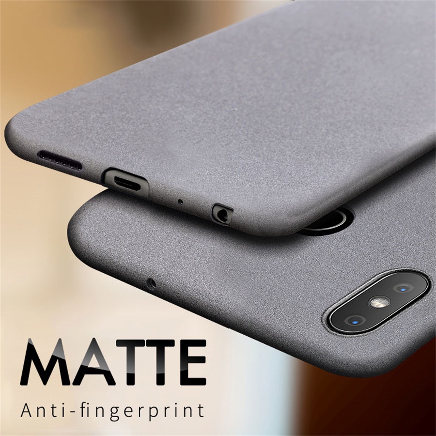 Ốp Điện Thoại Tpu Nhám Mềm Siêu Mỏng Chống Trượt Thích Hợp Cho Iphone Xs Max X Xr 7 8 Plus Se 2020