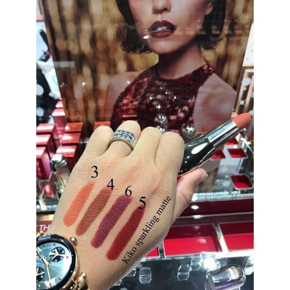 Son lì KiKo Sparking Matte (màu số 02, 03 và 05) | BigBuy360 - bigbuy360.vn