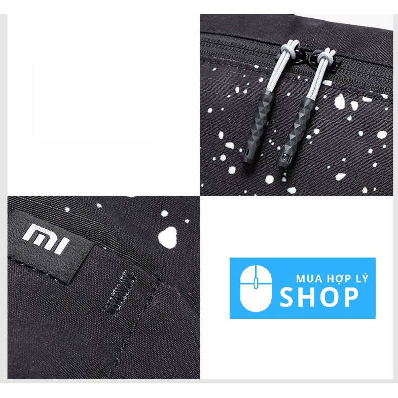 Ba Lô Đeo Vai Unisex Xiaomi 10L Phiên Bản Mới 2020, Chống Nước Họa Tiết Cá Tính - Hàng Nhập Khẩu
