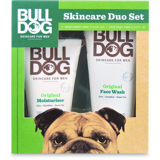 Combo Sữa Rửa Mặt Và Kem Dưỡng Bulldog Original Skincare Duo - Da Thường