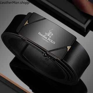 Thắt lưng nam cao cấp - Dây nịt nam da thật Harden Polo hàng hiệu (EL07)