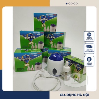 Máy Xông Tinh Dầu Đuổi Muỗi ParPar - Hacker 480h tặng kèm Chai 45ml 480h