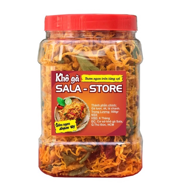 500GR KHÔ GÀ LÁ CHANH LOẠI 1