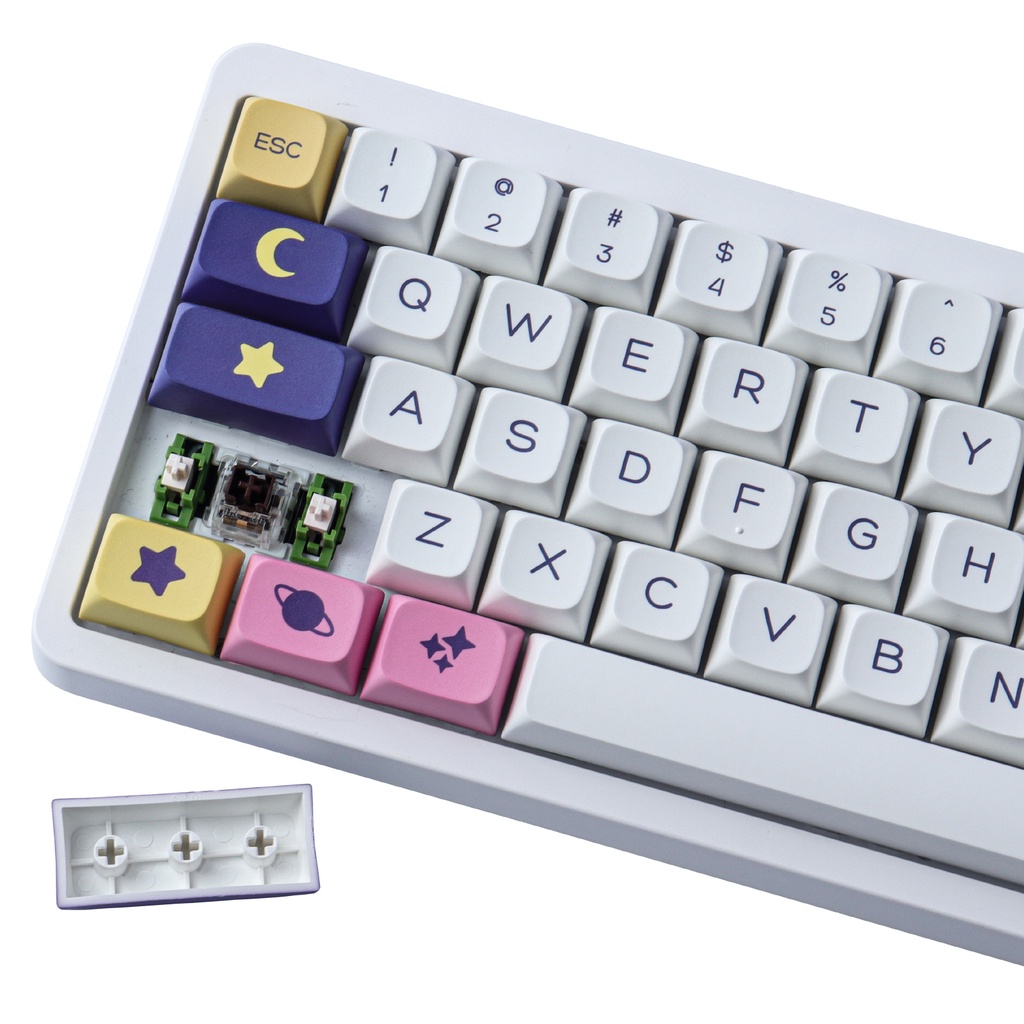 GMK Astrology Keycaps 133 Phím PBT Dye-Thăng hoa Keycaps XDA Hồ sơ Nhật Bản Keycaps cho Cherry Gateron MX Công tắc Bàn phím cơ học