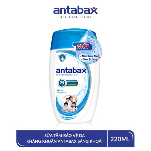 Sữa Tắm Bảo Vệ Da Kháng Khuẩn Antabax Fresh Sảng Khoái 220ml