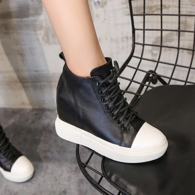 Giày thể thao cổ cao độn đế 6cm | BigBuy360 - bigbuy360.vn