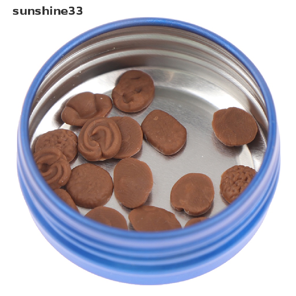 SU 1:12 Dollhouse Miniture Dessert Cookies Cookie Tin Doll Food Toy Accessories n