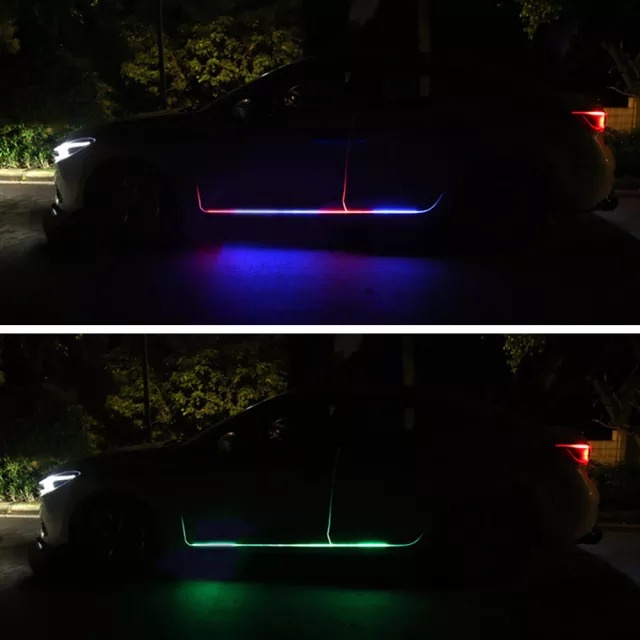 Đèn LED trang trí cửa xe ô tô - Điều khiển 16 triệu màu
