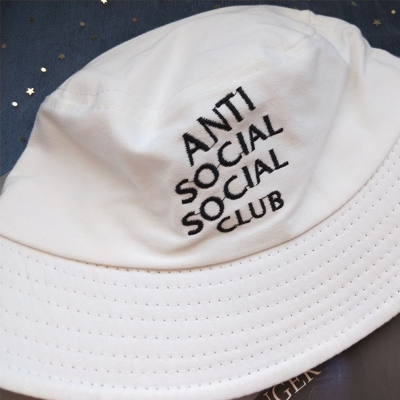 Mũ bucket NHIỀU MÀU thêu chữ ANTI SOCIAL CLUB