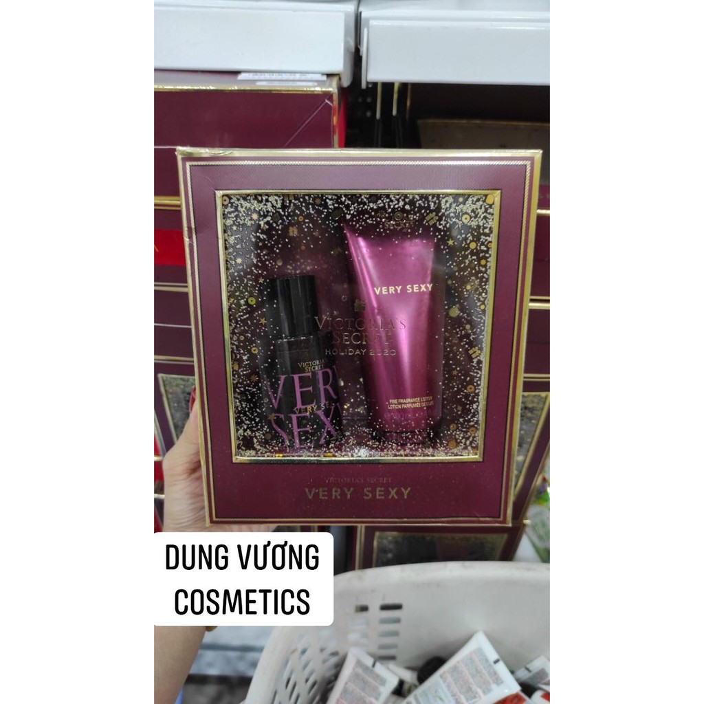 Set Nước Hoa và Dưỡng Thể Victoria’s Secret Very Sexy Mist & Lotion Gift Set ( 75ml + 100ml )