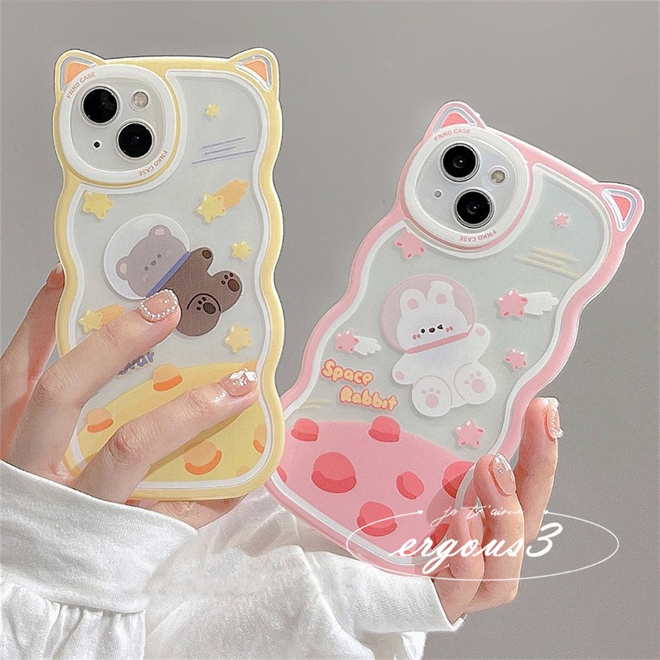 🌈Cat Ear🎁Ốp Điện Thoại Mềm Hình Tai Mèo / Phi Hành Gia / Thỏ Cho iPhone 14 13 12 11 Pro Max SE2020 X XR Xs Max 7 8 6 6s Plus | BigBuy360 - bigbuy360.vn