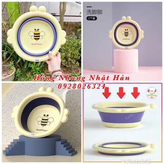 Chậu rửa mặt gấp gọn hình con ong
