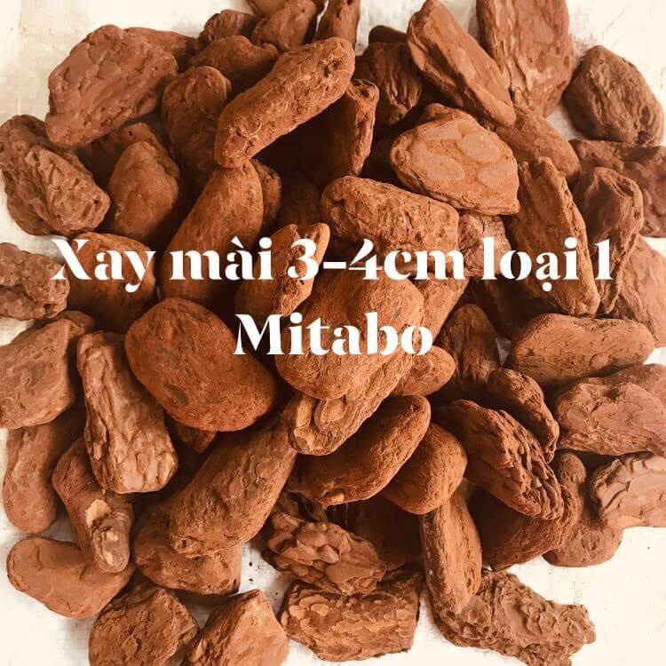 Vỏ thông trồng lan giá thể trồng lan xay tròn cạnh đẹp size 3-4cm chất lượng