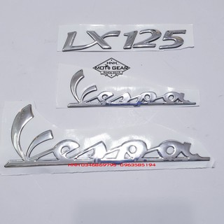 Tem logo vespa lx 150 chính hãng