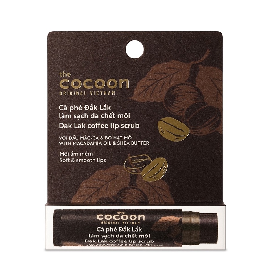 Tẩy da chết môi cà phê Đắk Lắk Cocoon