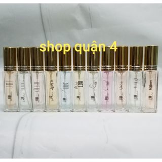Ống test nước hoa LUA đủ 11 mùi - ống xịt 10ml