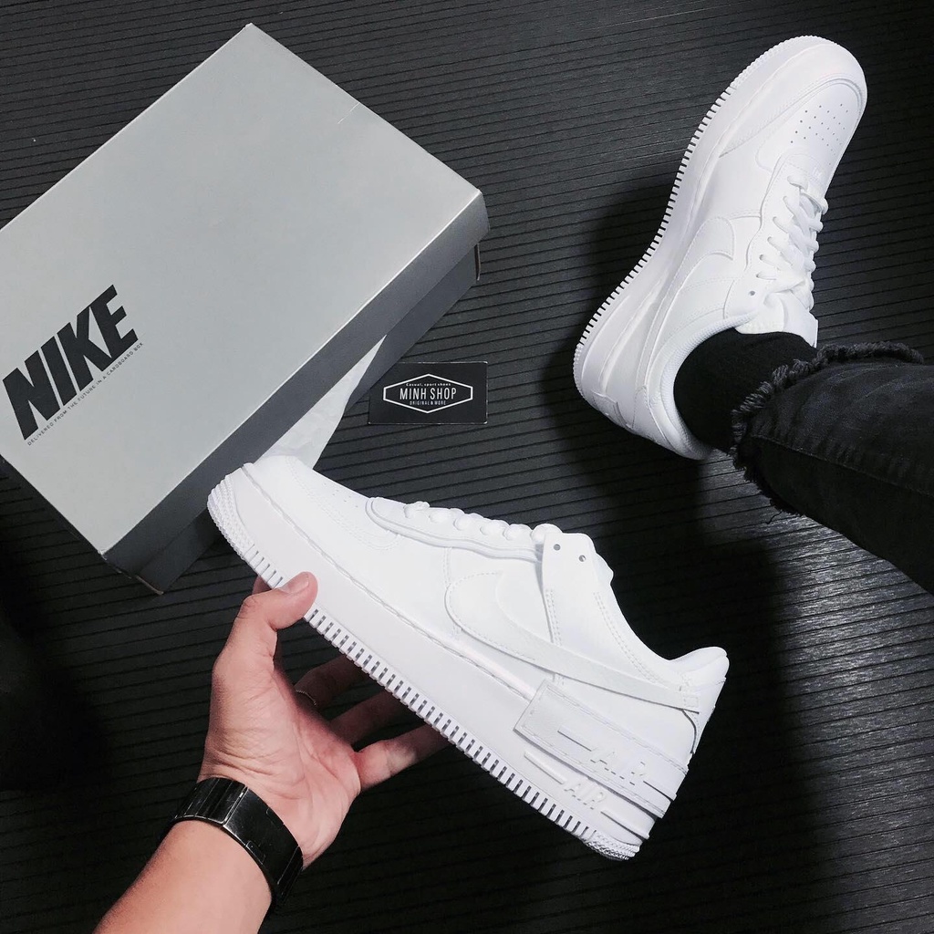 Giày Air Force ee-1 Shadow All White -8215