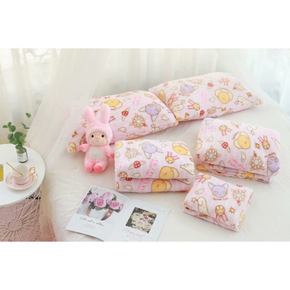 Chăn, vỏ gối Sakura Thủ Lĩnh Thẻ Bài mẫu 1