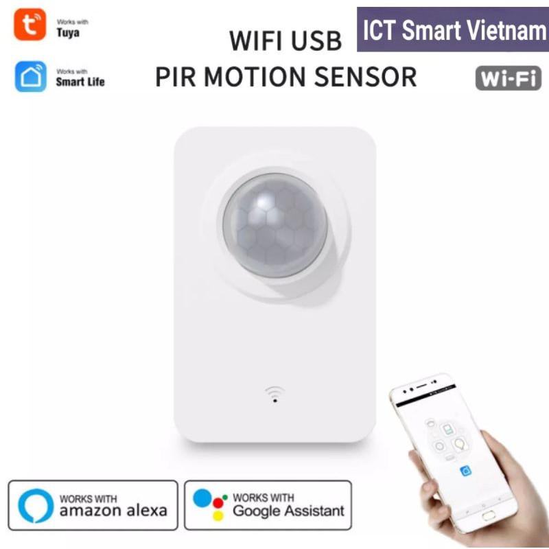 Cảm biến phát hiện chuyển động WIFI/ Zigbee Tuya Smart Life