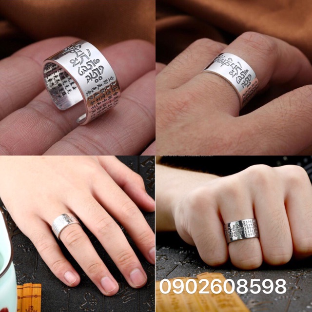 Nhẫn Khắc Om Mani Padme Hum HRI và Bát Nhã Tâm Kinh